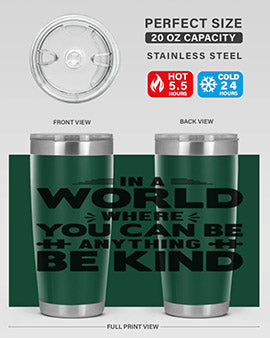 In a world Style 48#- autism- Tumbler