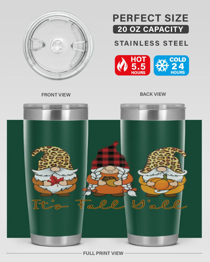 It s Fall Y all Gnome 362#- fall- Tumbler