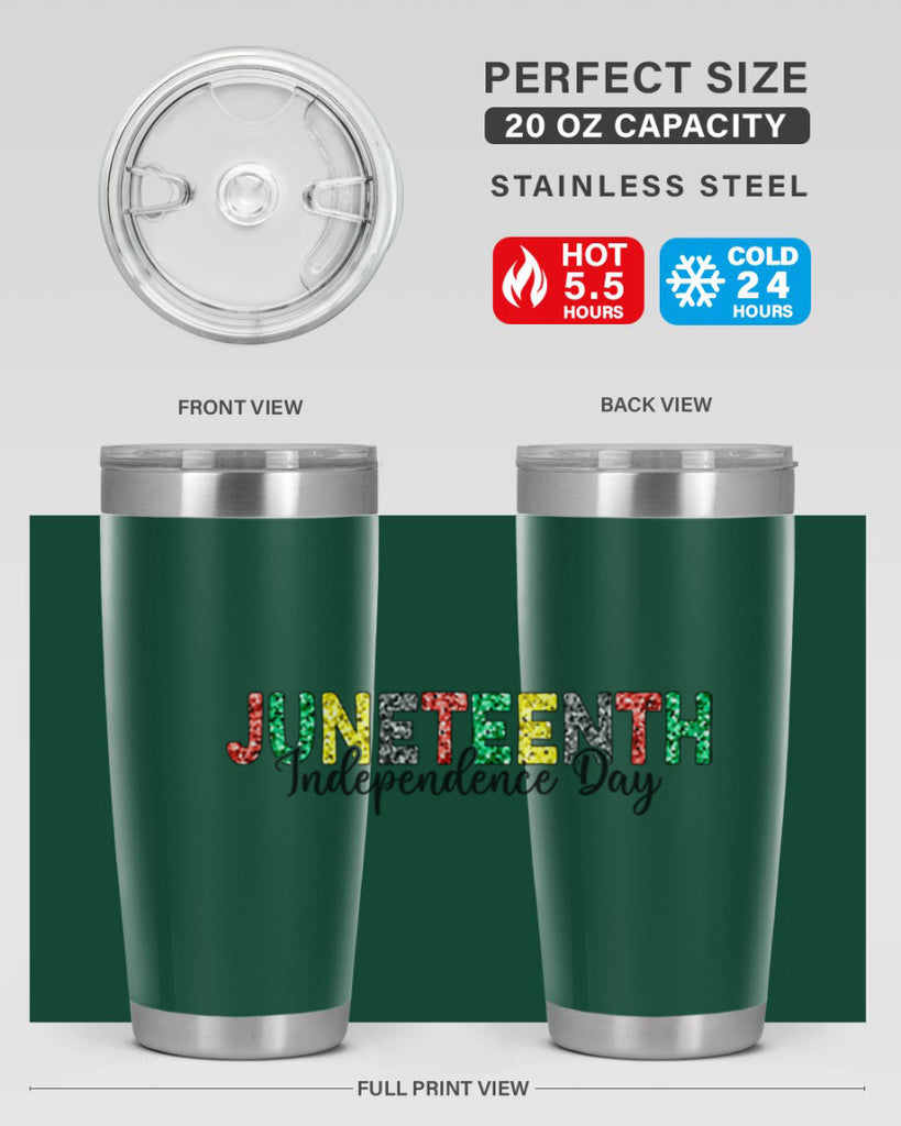 Juneteenth Independence Day 37#- Juneteenth- tumbler