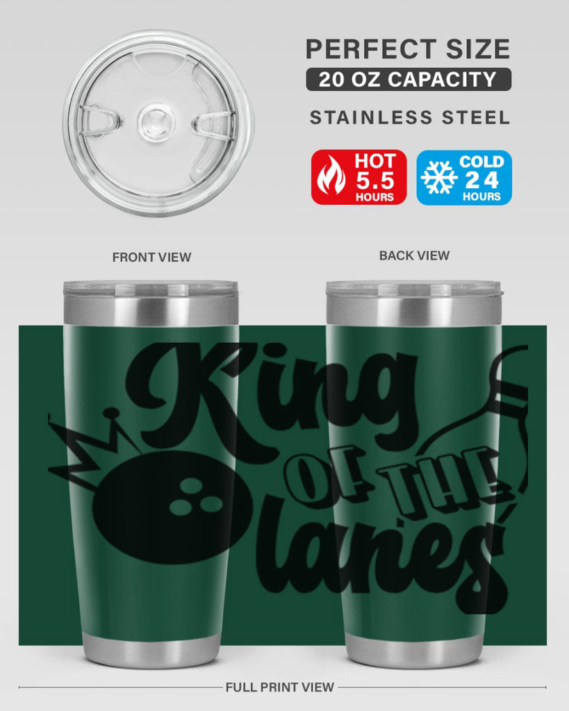 King of the lanes 956#- bowlig- Tumbler