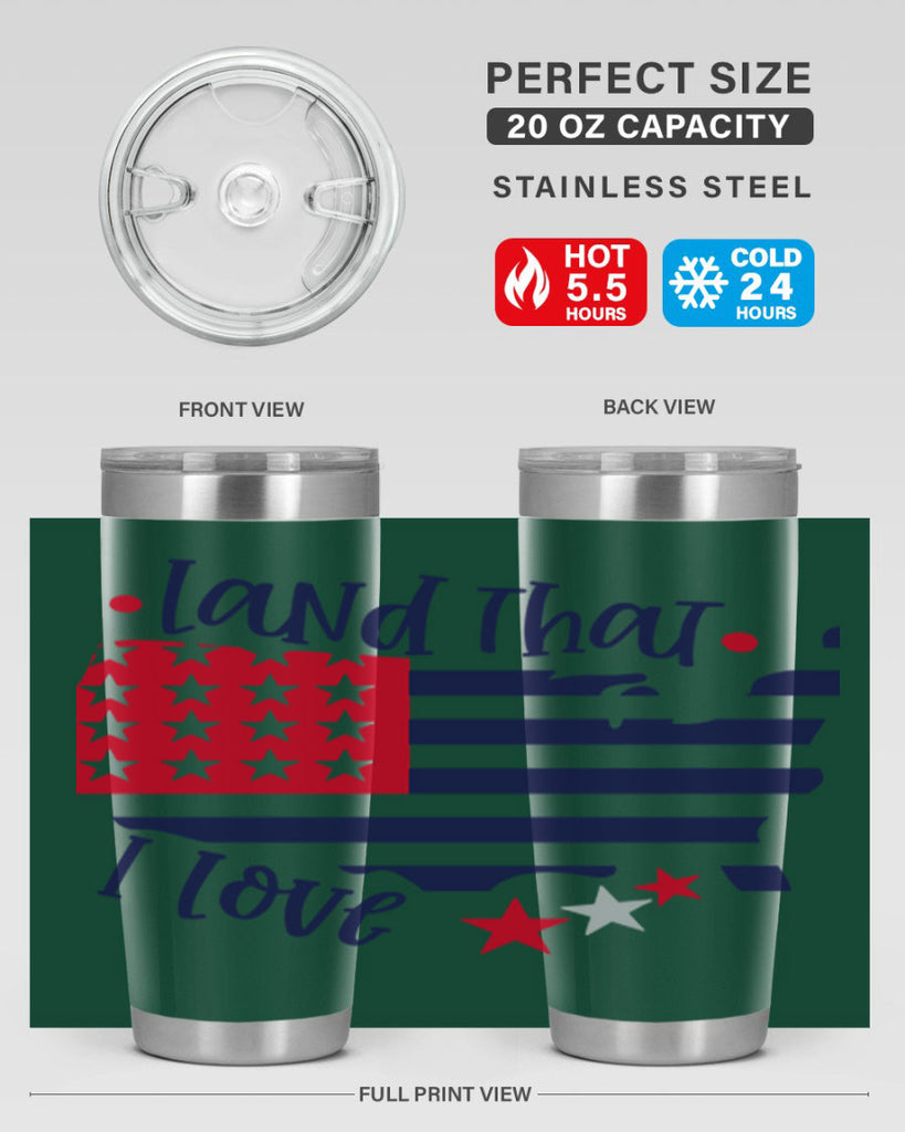Land That I Love Style 158#- Fourt Of July- Tumbler