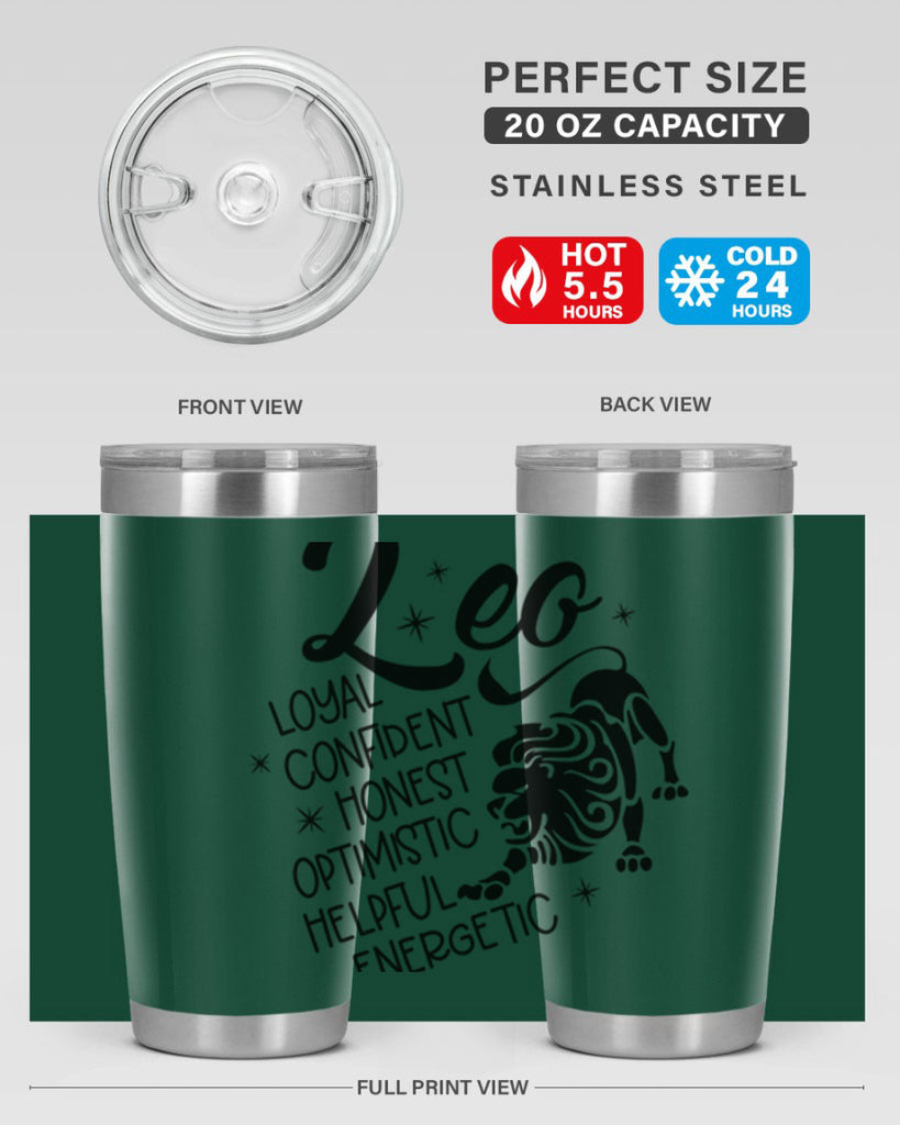 Leo 282#- zodiac- Tumbler