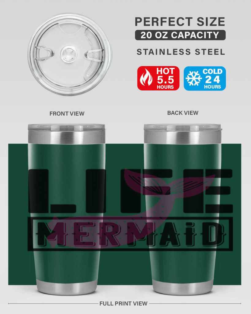 Life mermaid 303#- mermaid- Tumbler