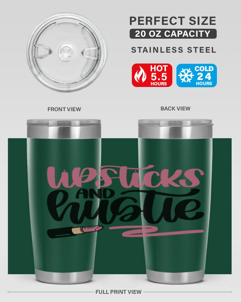Lipstick And Hustie Style 58#- make up- Tumbler