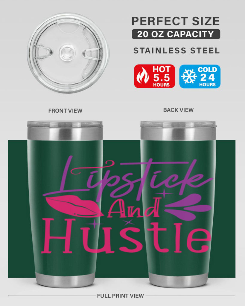 Lipstick And Hustle Style 229#- make up- Tumbler
