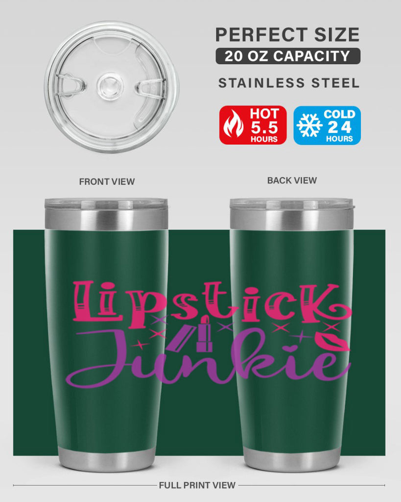 Lipstick Junkie Style 228#- make up- Tumbler