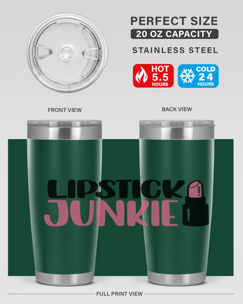 Lipstick Junkie Style 56#- make up- Tumbler