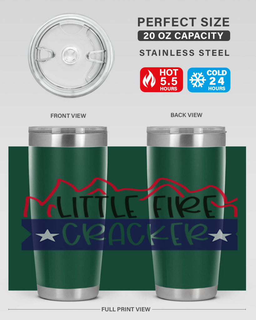 Little Fire Cracker Style 161#- Fourt Of July- Tumbler