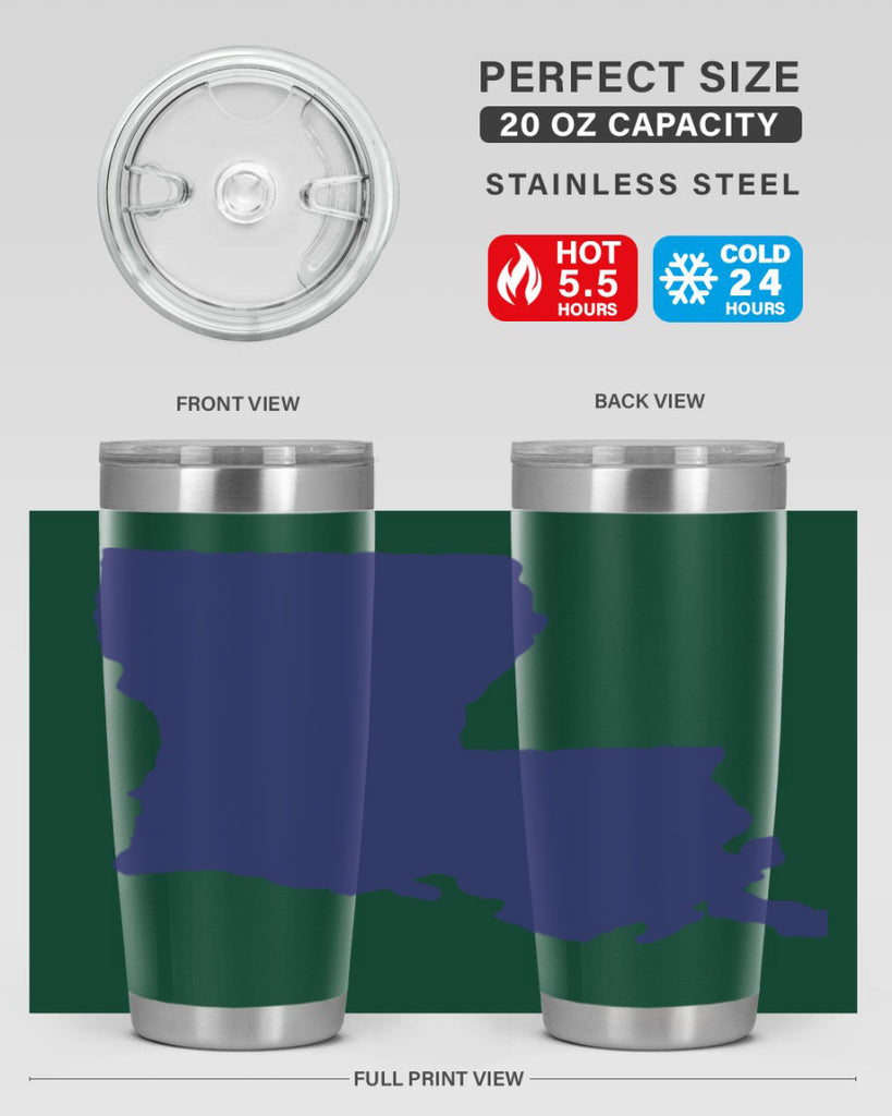 Louisiana 33#- stateflags- Tumbler