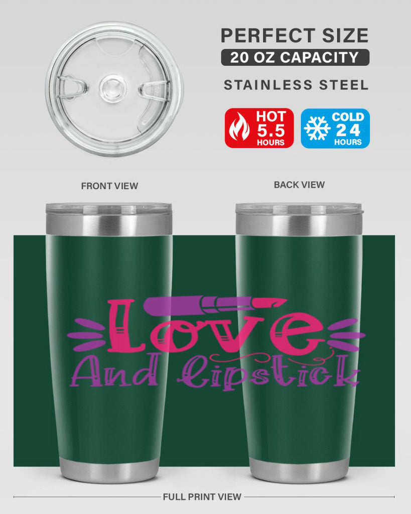 Love And Lipstick Style 225#- make up- Tumbler