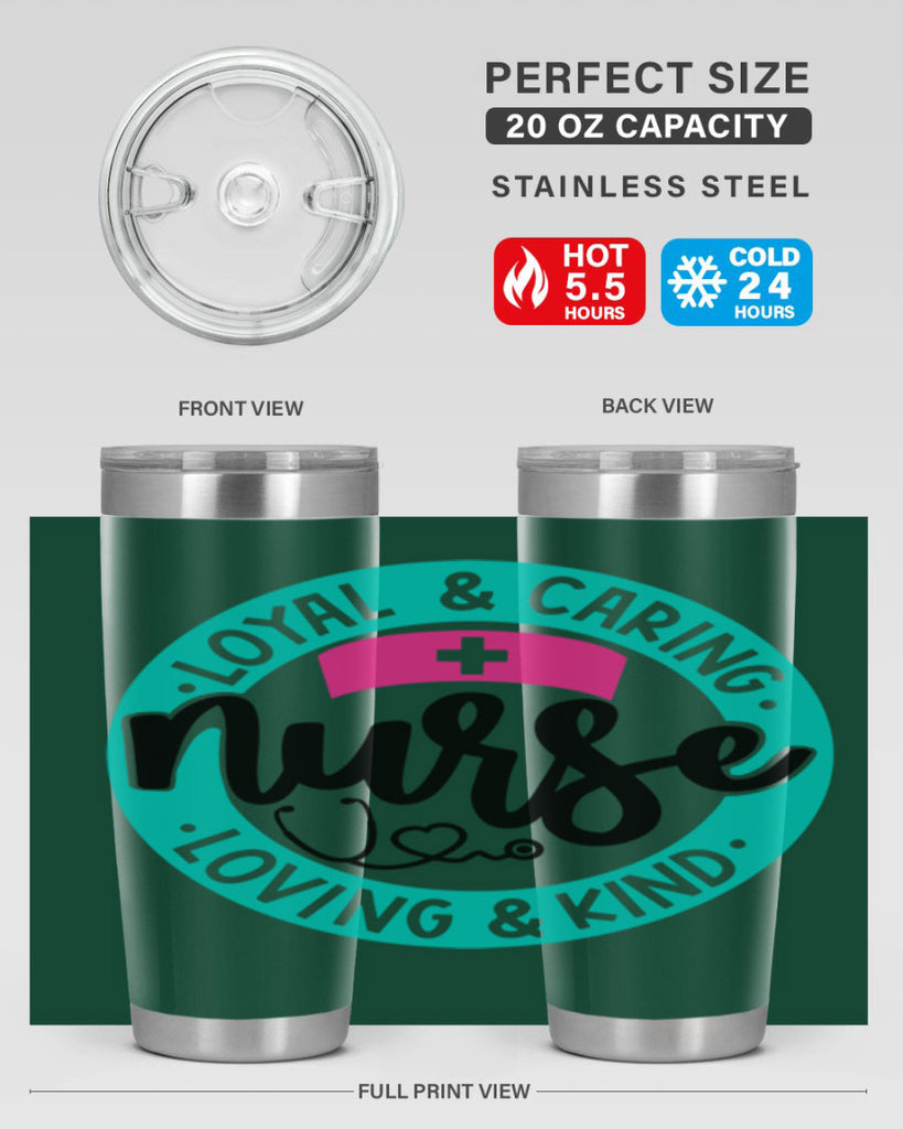 Loyal Caring Nurse Loving Kind Style Style 133#- nurse- tumbler