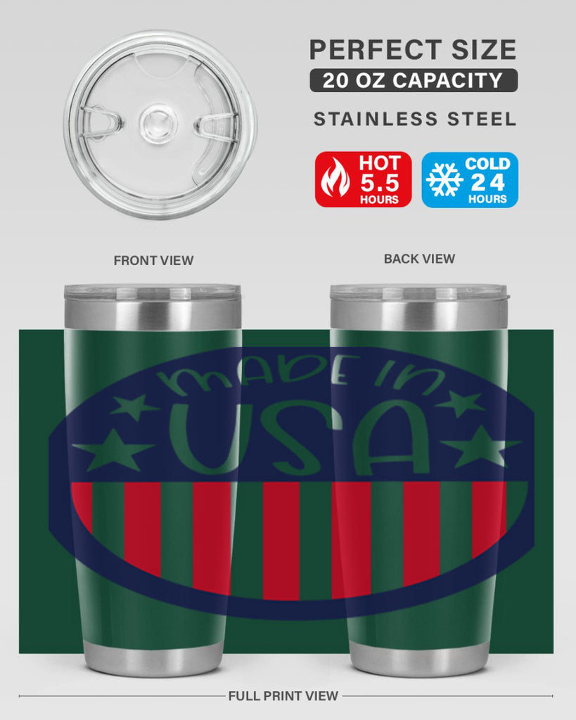 Made In USA Style 165#- Fourt Of July- Tumbler