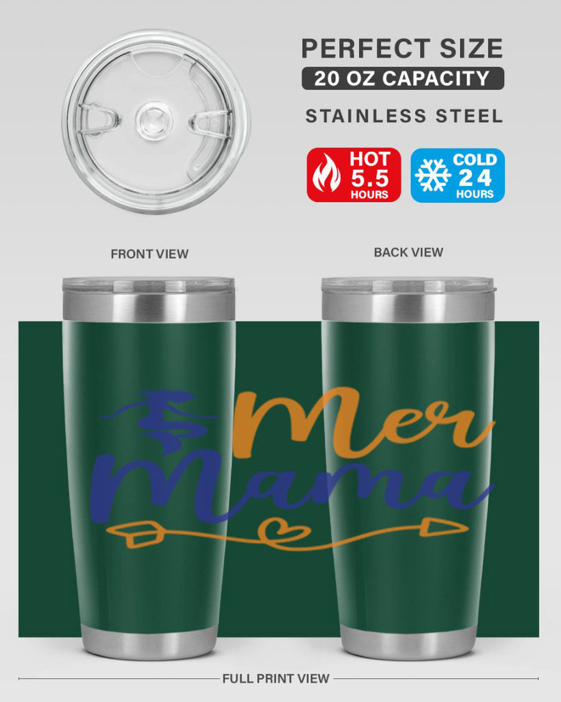Mer Mama 331#- mermaid- Tumbler