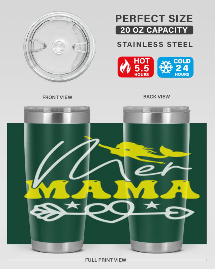 Mer Mama 332#- mermaid- Tumbler
