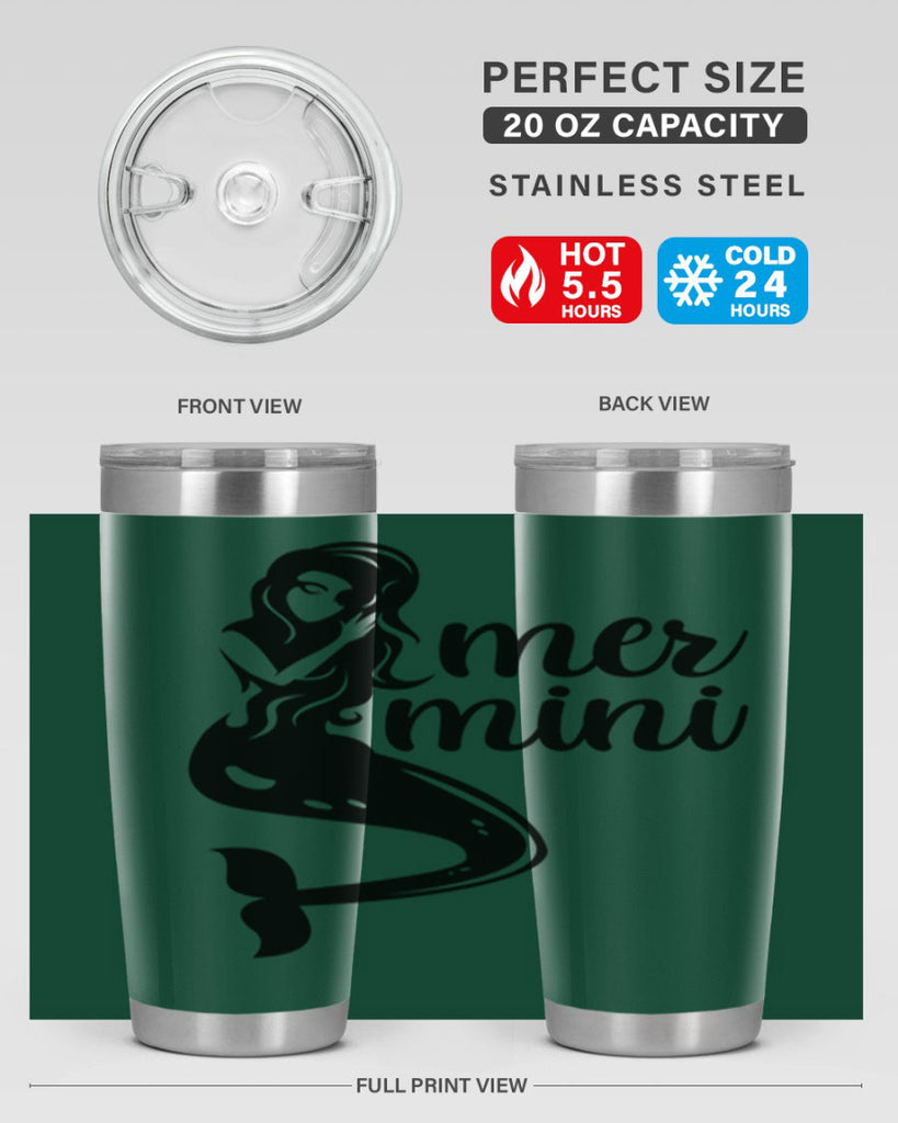 Mer mini 352#- mermaid- Tumbler