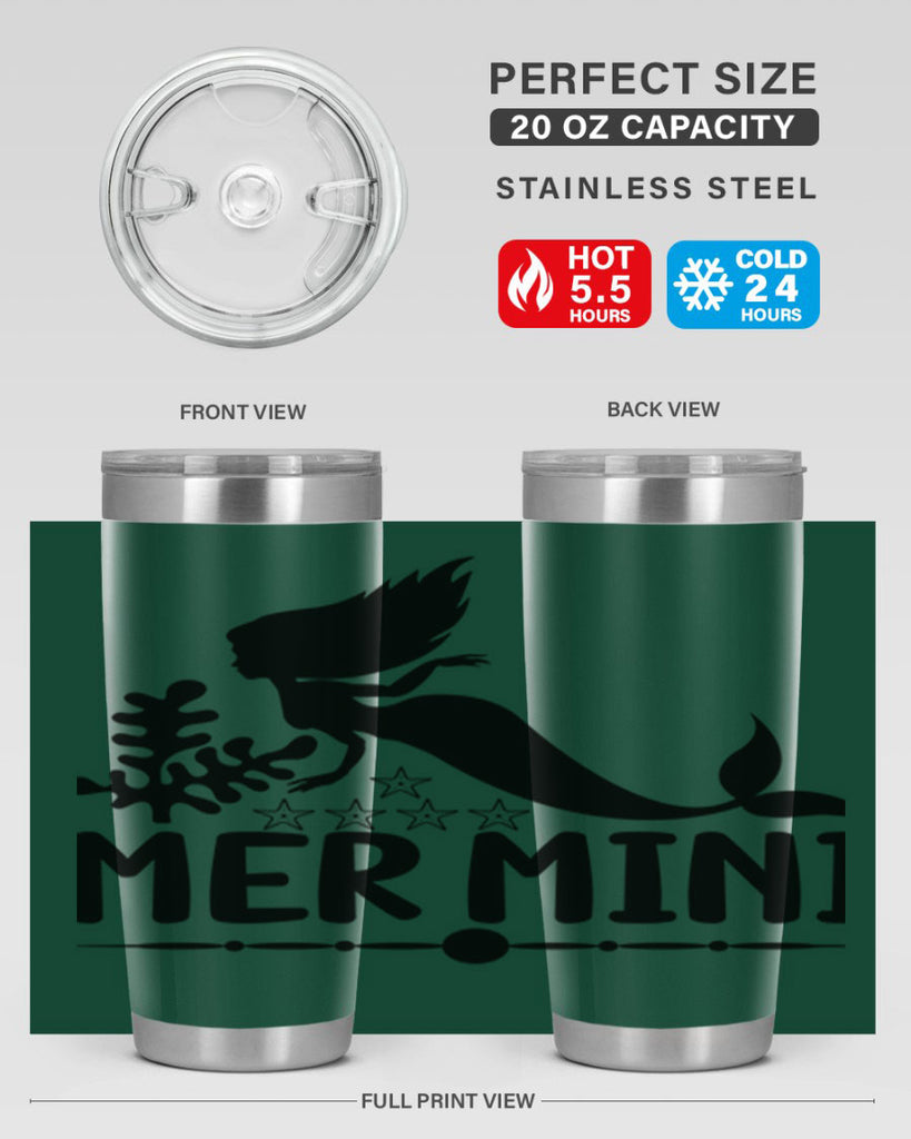 Mer mini 353#- mermaid- Tumbler