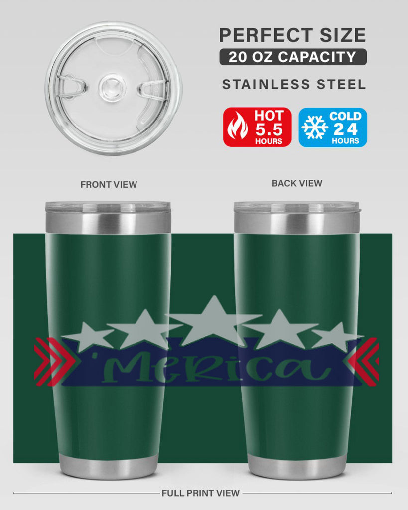Merica Style 135#- Fourt Of July- Tumbler