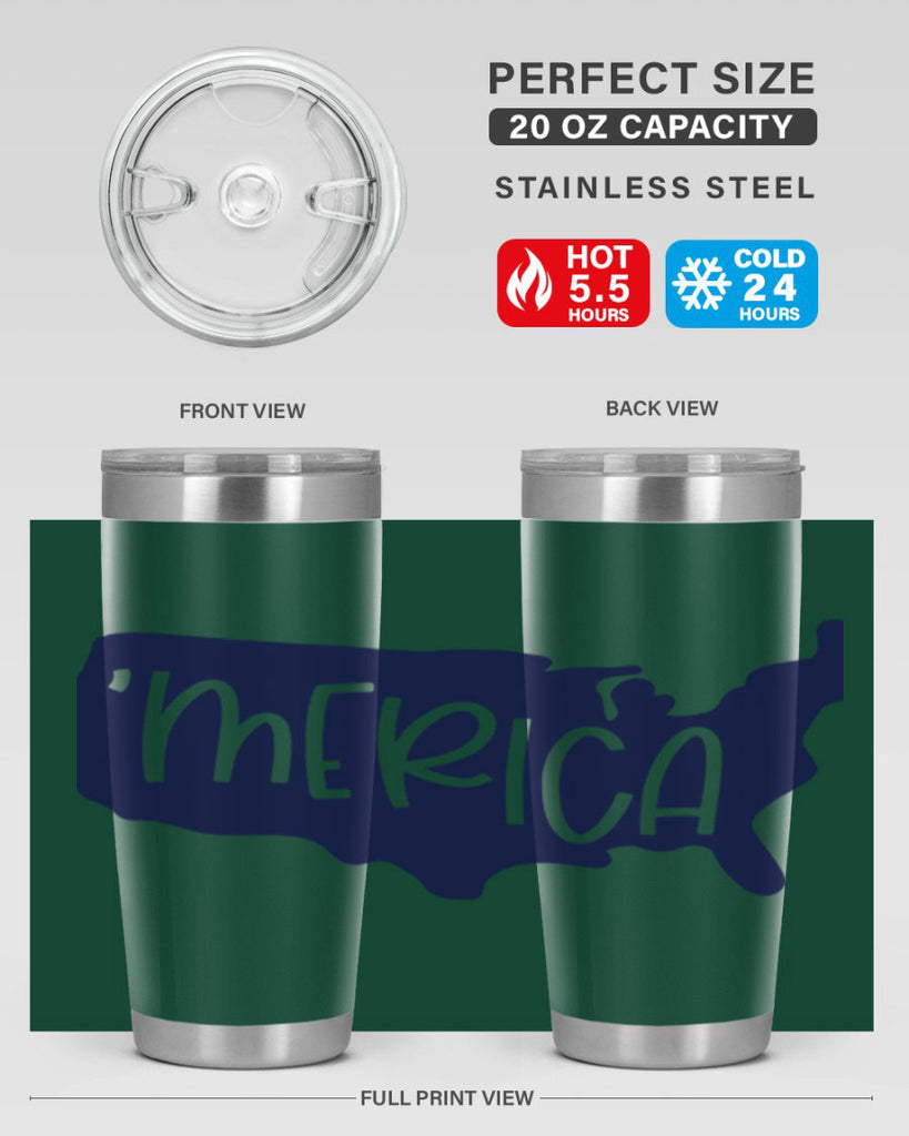 Merica Style 137#- Fourt Of July- Tumbler