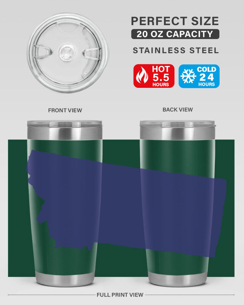 Montana 25#- stateflags- Tumbler