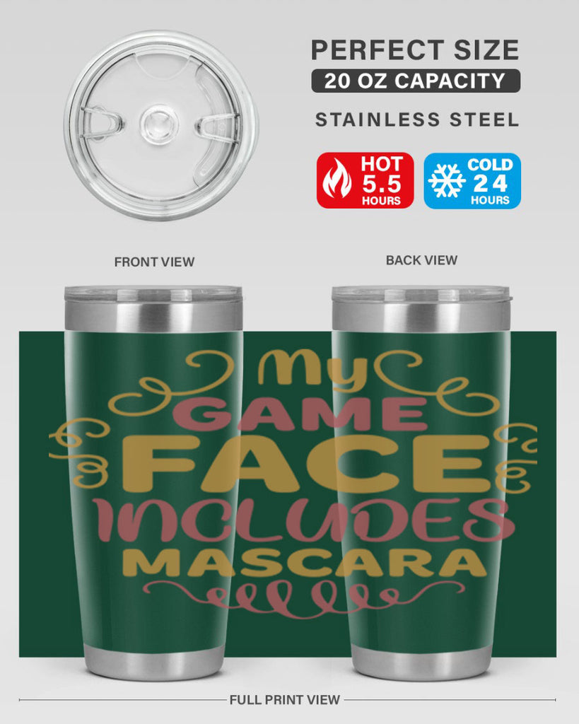 My Game Face Includes Mascara 127#- fashion- Cotton Tank
