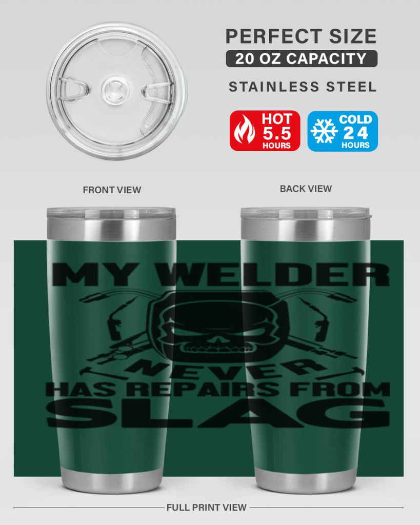 My welder never Style 7#- welder- tumbler