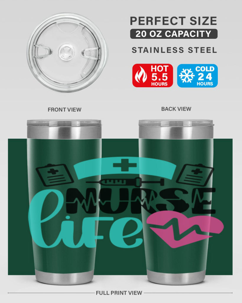 Nurse Life Style Style 106#- nurse- tumbler