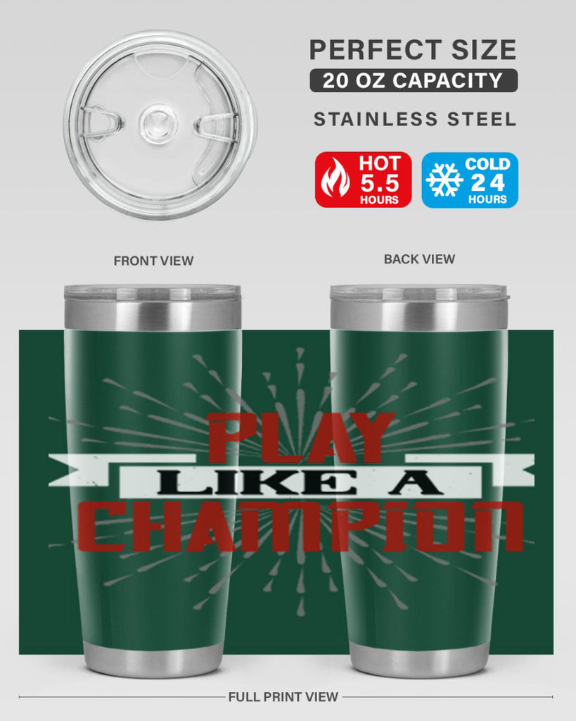 Play like a Champion 1942#- badminton- Tumbler