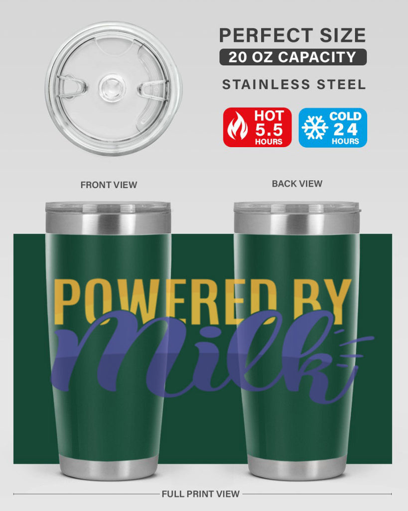 Powered By Milk Style 204#- baby- tumbler