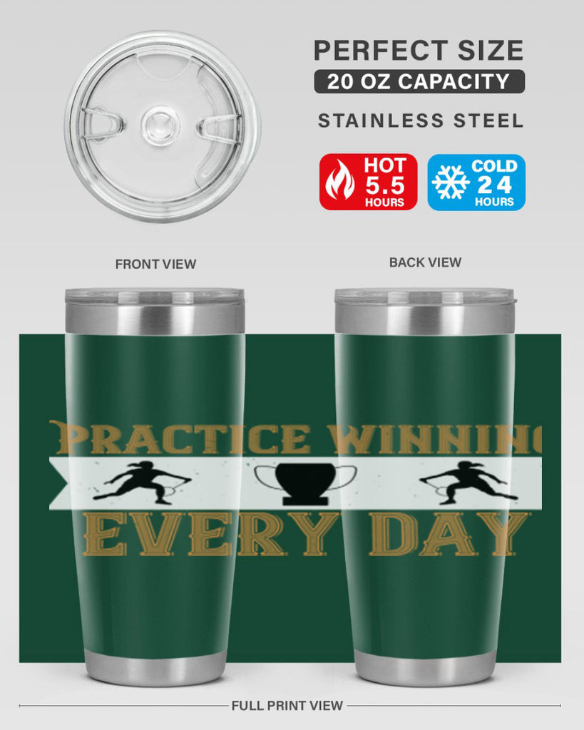 Practice winning every day 1922#- badminton- Tumbler