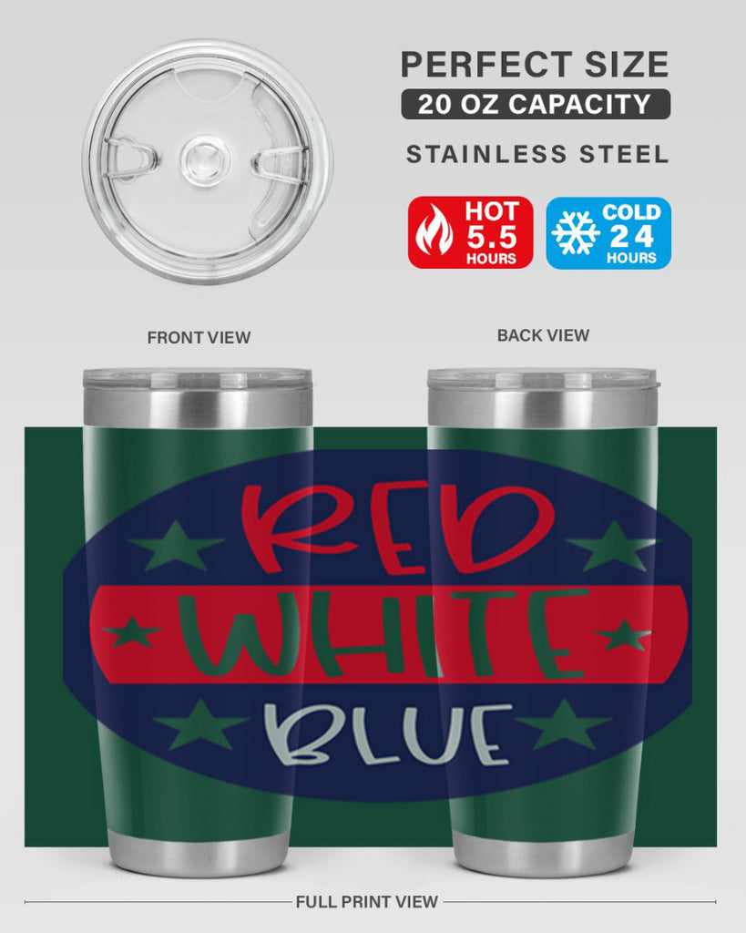 Red White Blue Style 170#- Fourt Of July- Tumbler