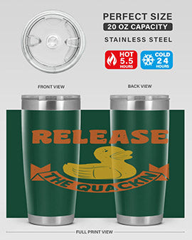 Release The Quackin Style 20#- duck- Tumbler