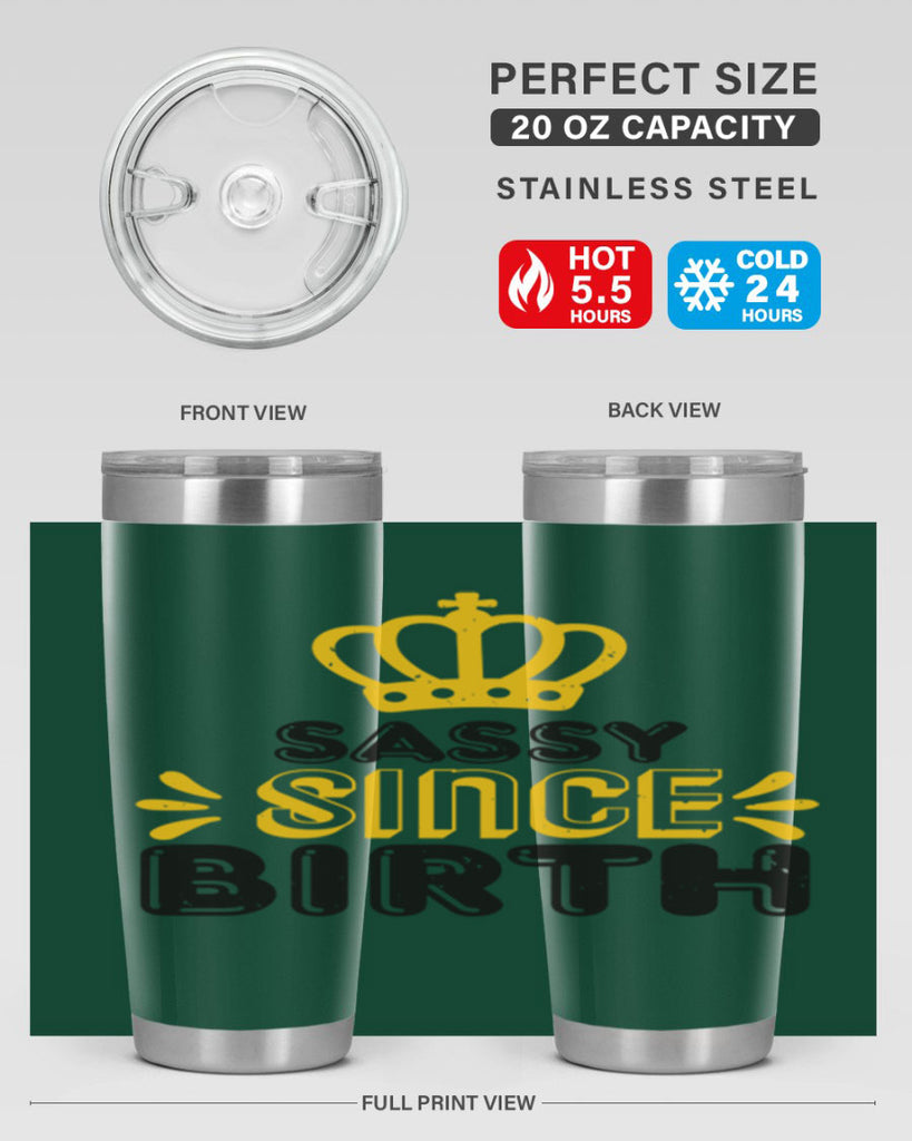 Saddy since birth Style 16#- baby shower- tumbler