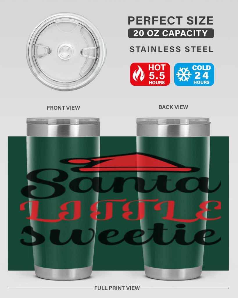Santa little sweetie 350#- winter- Tumbler