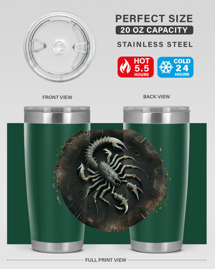 Scorpius 467#- zodiac- Tumbler