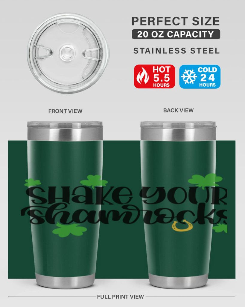 Shake Your Shamrocks Style 32#- St Patricks Day- Tumbler
