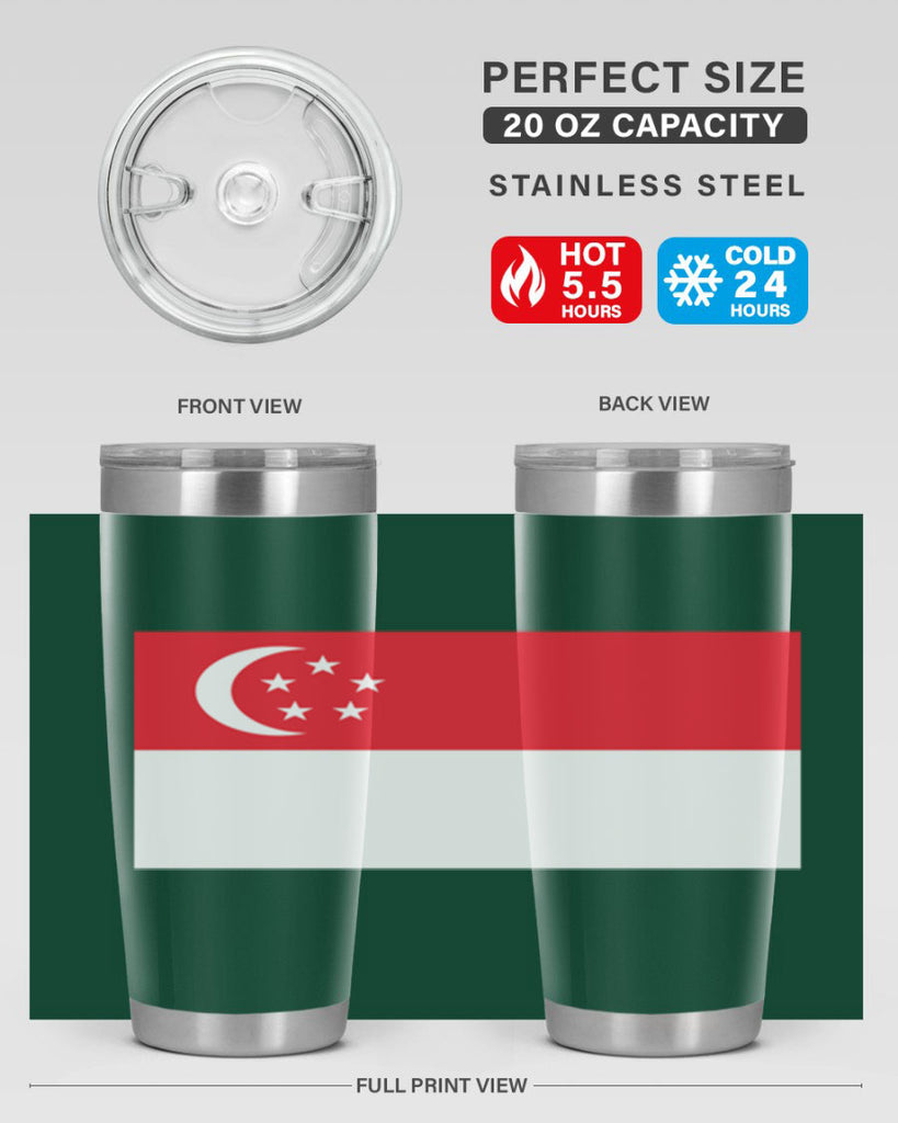 Singapore 41#- world flags- Tumbler