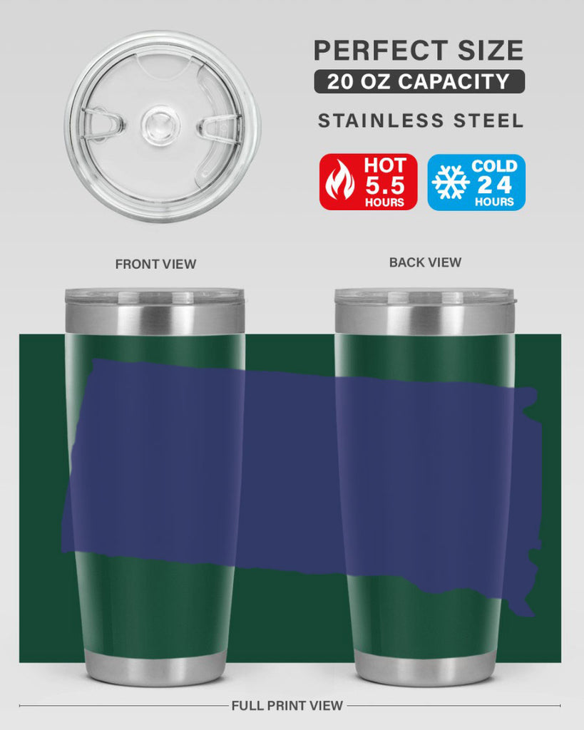 South Dakota 10#- stateflags- Tumbler