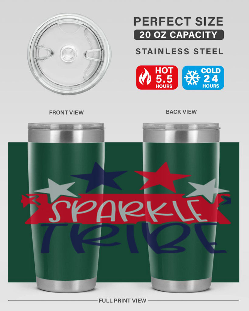 Sparkle Tribe Style 172#- Fourt Of July- Tumbler