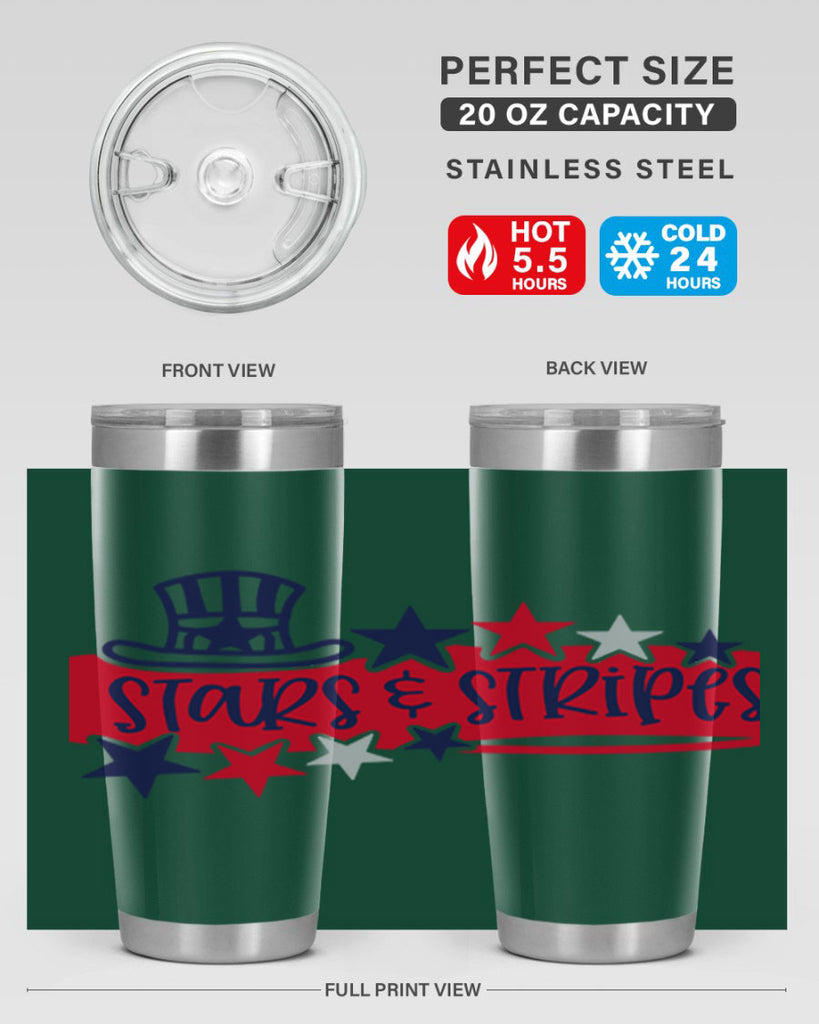Stars Stripes Style 175#- Fourt Of July- Tumbler
