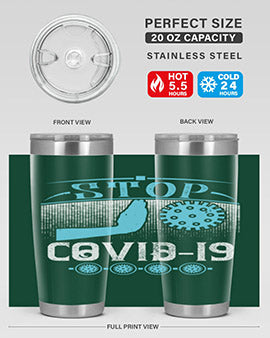 Stop covid Style 22#- corona virus- Tumbler