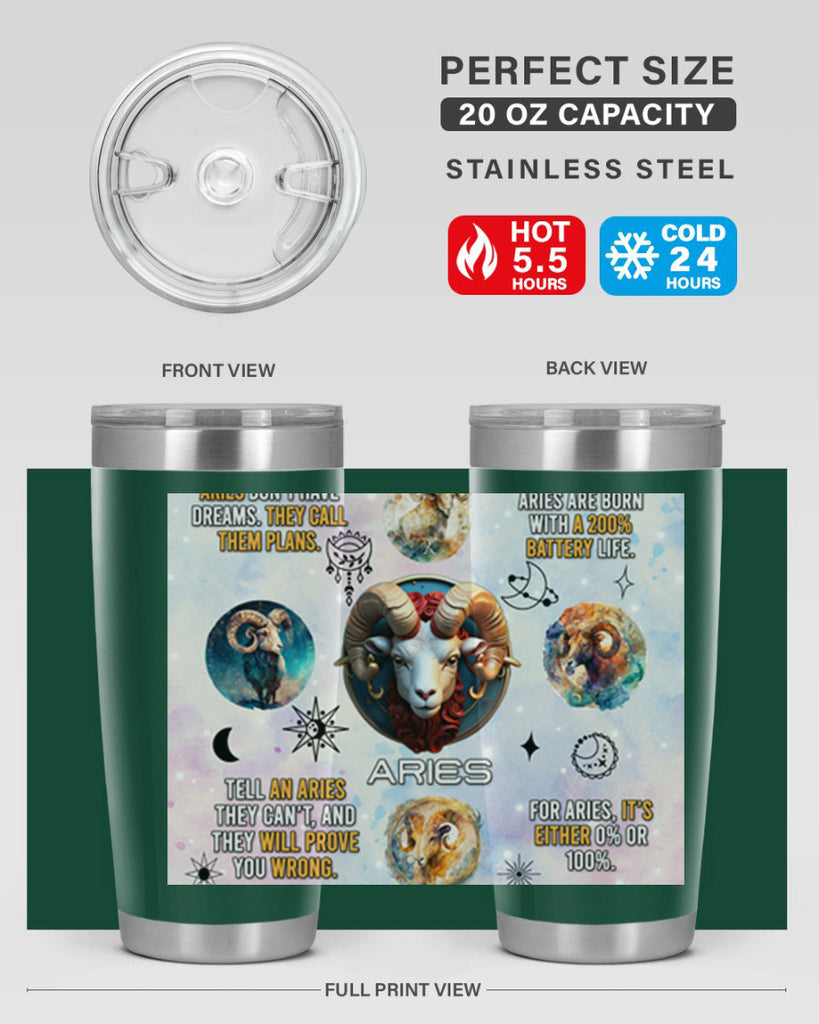 StraightAries 469#- zodiac- Tumbler