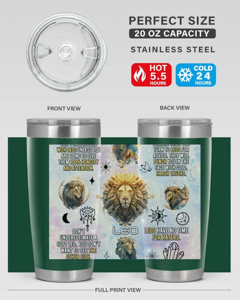 StraightLeo 473#- zodiac- Tumbler