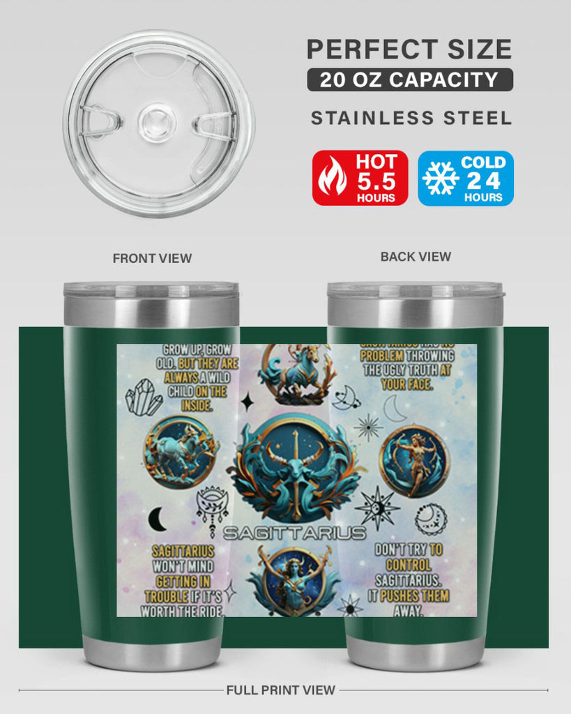 StraightSaggitarius 476#- zodiac- Tumbler