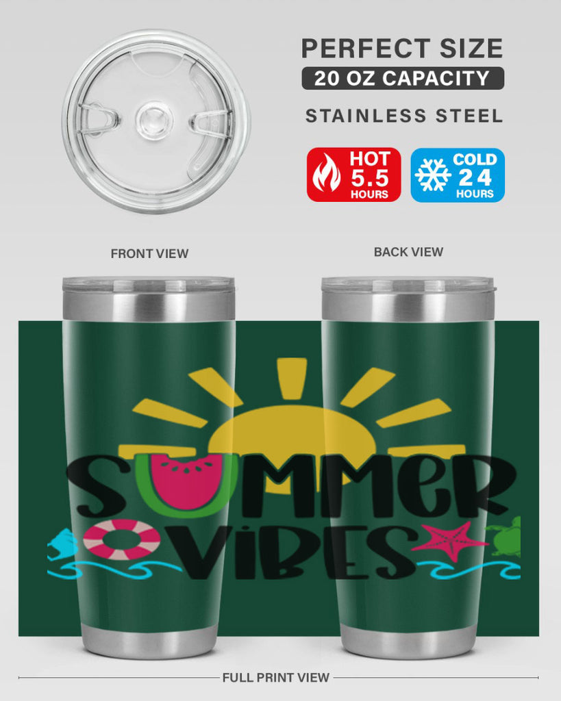 Summer Vibes Style 19#- summer- Tumbler