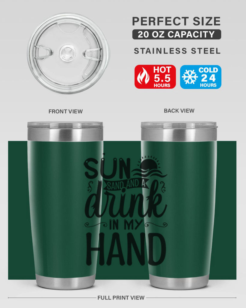 SunSandandaDrink 481#- zodiac- Tumbler
