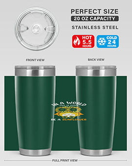 Sunflower Owl In A World A TurtleRabbit 18#- owl- Tumblers