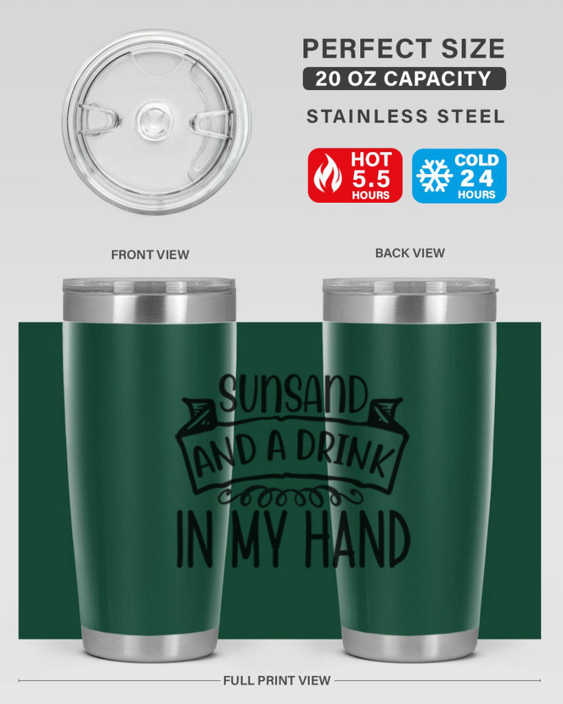 Sunsandandadrinkin 483#- zodiac- Tumbler