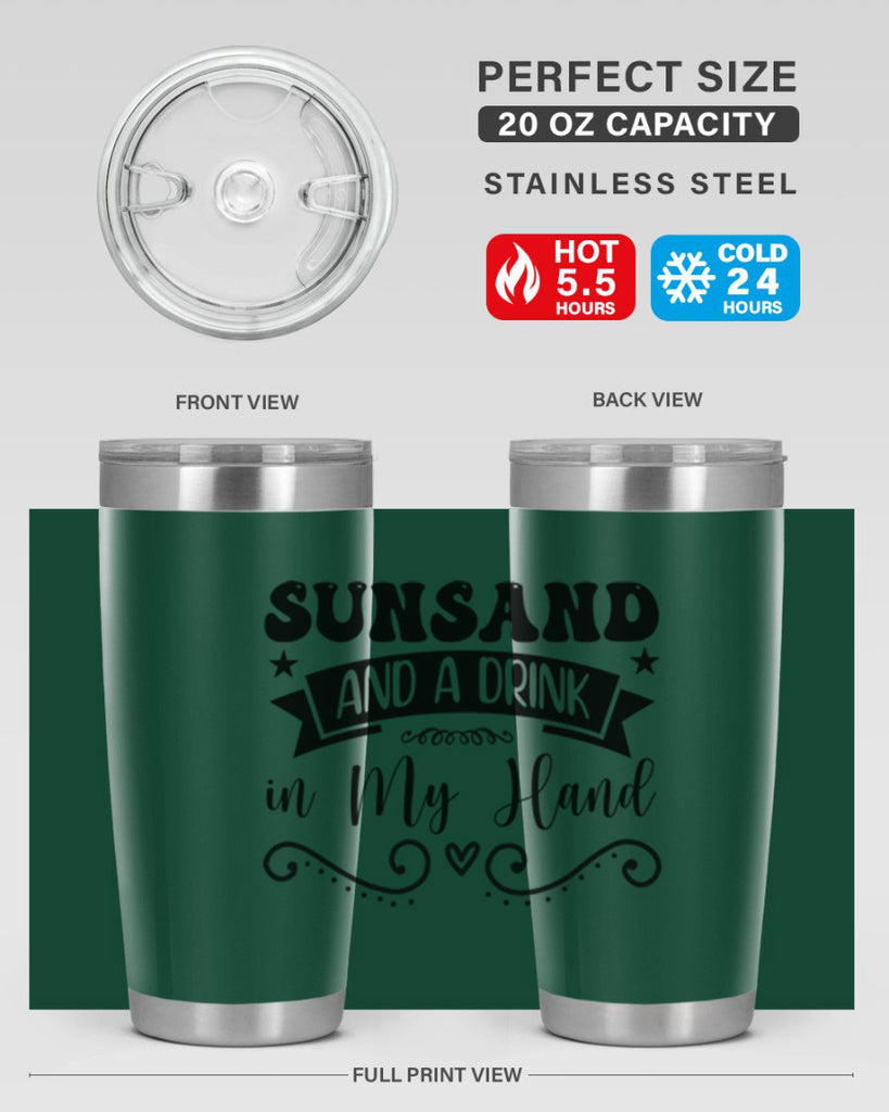 Sunsandandadrinkin 484#- zodiac- Tumbler