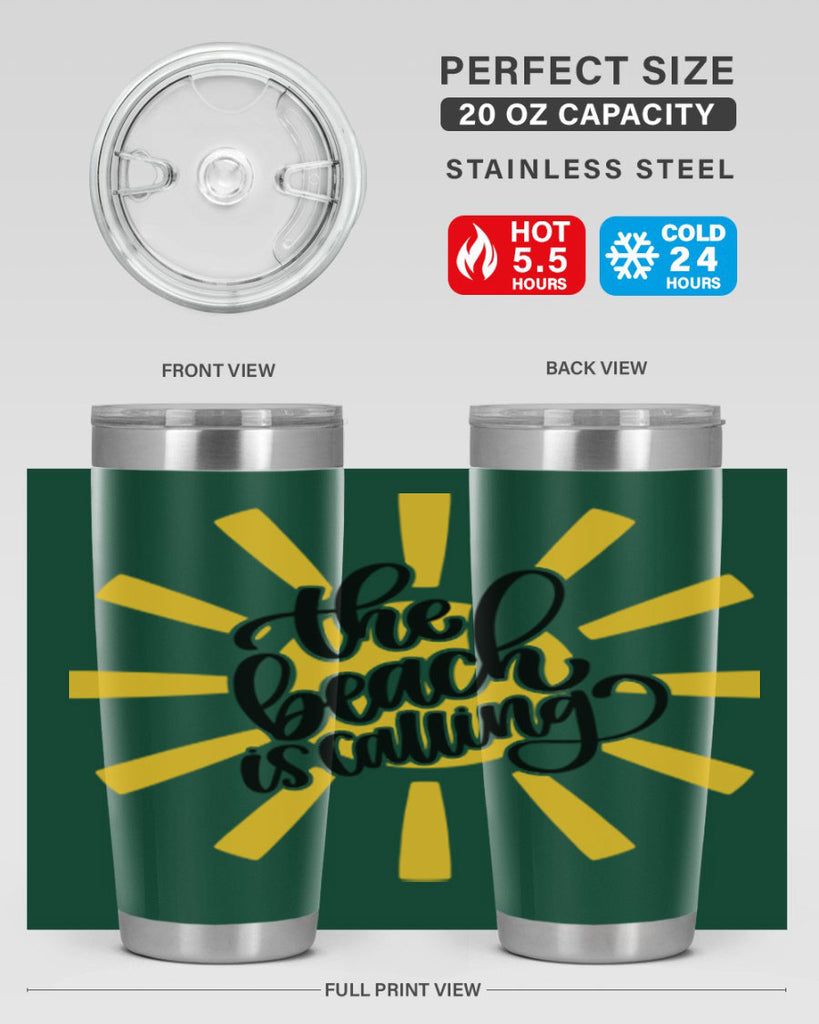 The Beachy Is Calling Style 10#- summer- Tumbler