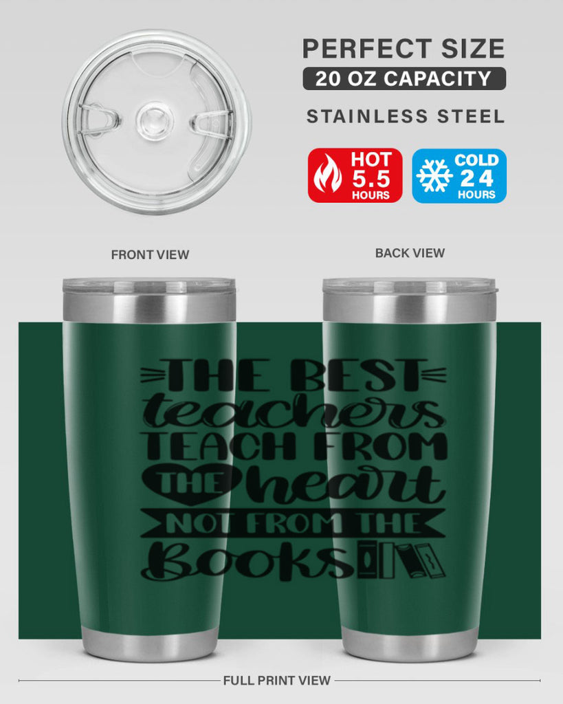 The Best Teachers Teach Style 36#- teacher- tumbler